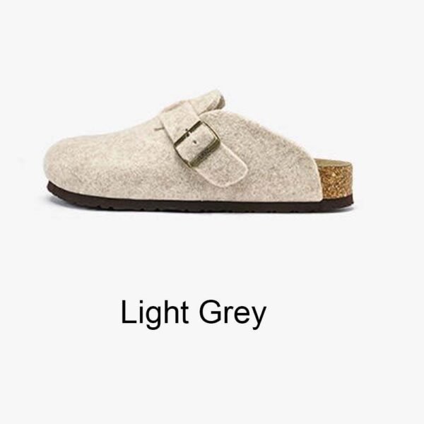 UBZ Wool Felt Birkenstock Slippers for Women - 图片 12