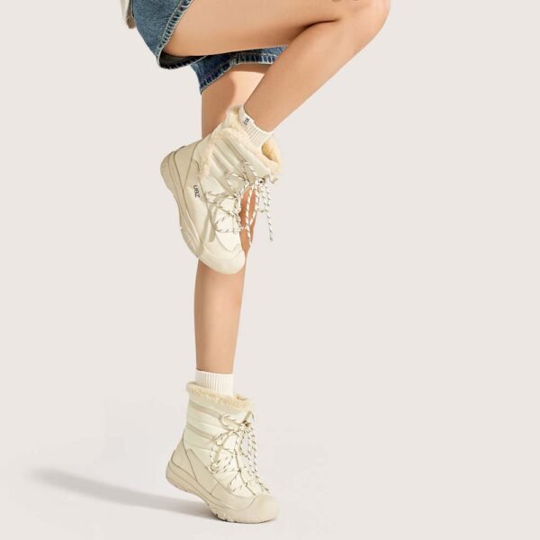 UBZ Waterproof Supper Warm Short Bow Snow Boots for Women - 图片 8