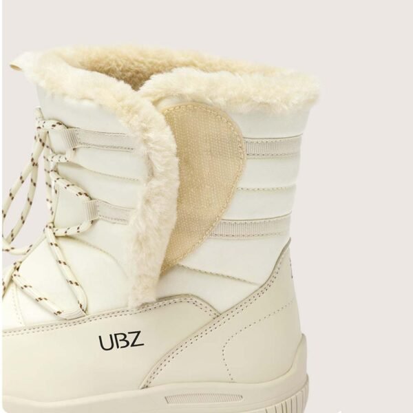 UBZ Waterproof Supper Warm Short Bow Snow Boots for Women - 图片 5