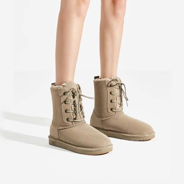 UBZ Waterproof Calf Snow Boots for Women - 图片 8
