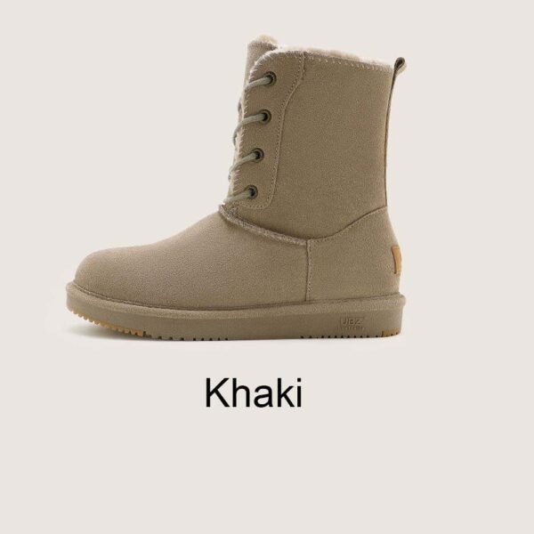 UBZ Waterproof Calf Snow Boots for Women - 图片 12