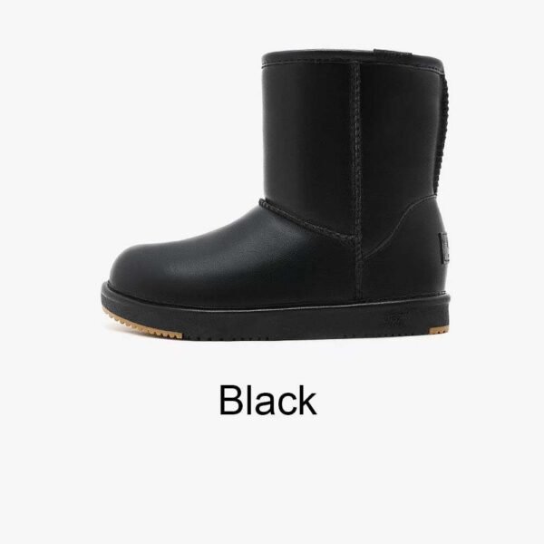 UBZ Waterproof Leather Calf Snow Boots for Women - 图片 14