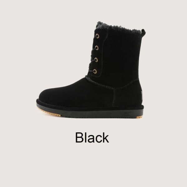 UBZ Waterproof Calf Snow Boots for Women - 图片 13