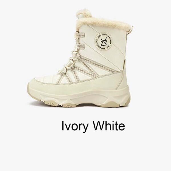 UBZ Waterproof Sub-zero Protection Short Bow Snow Boots for Women - 图片 12